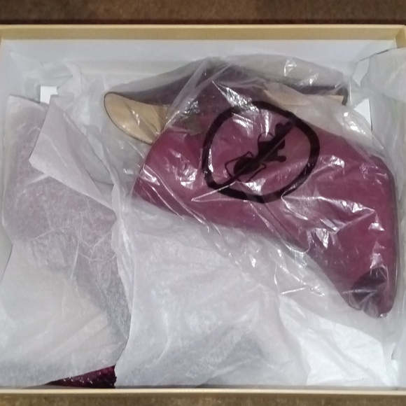 🆕Michael Kors Alane Leather & Python Snake Embossed Open Toe Bootie Size 7 - Picture 7 of 9